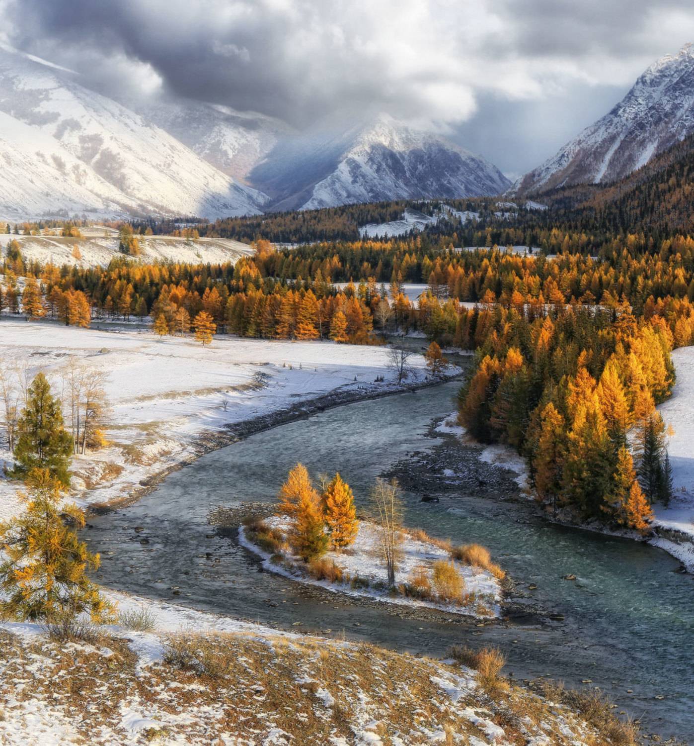 чуя, алтай, горы, горный алтай, республика алтай, северо-чуйский хребет, осень, Галина Хвостенко