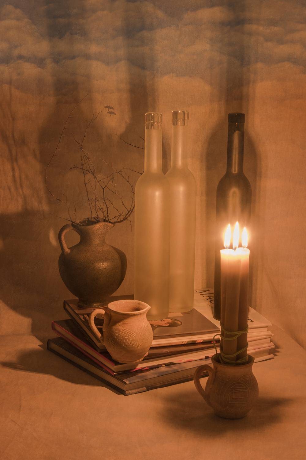 candle, candlelit, color, colors, concept, conceptual, digital, digital art, editing, photography, still life,, Dr Didi Baev