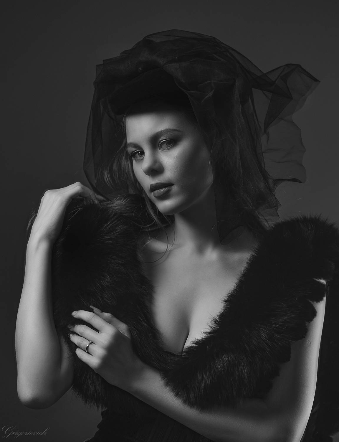 девушка. портрет. красота. глаза. шляпка, Урасов Олег