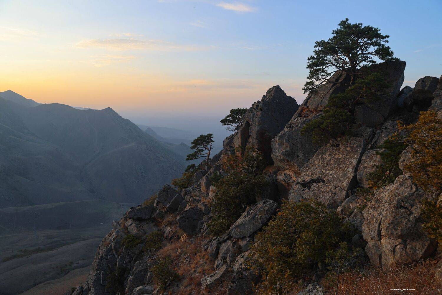 вечер,горы,закат,осень,дагестан,, Magov Marat