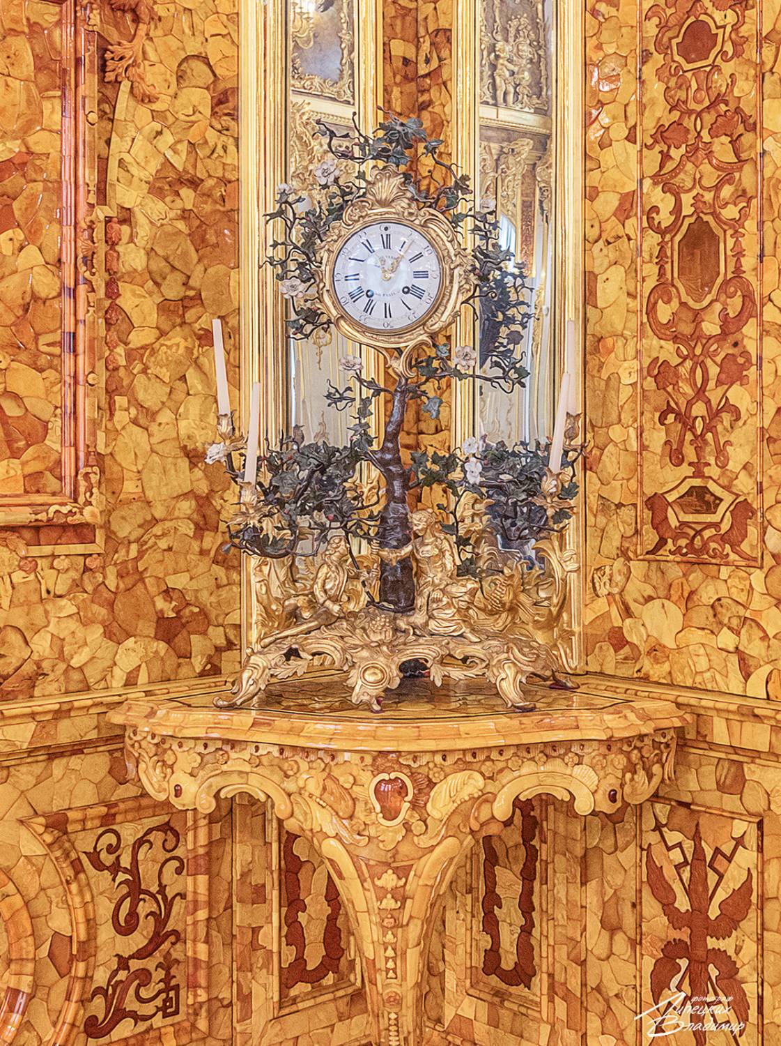 янтарная комната, екатерининский дворец, санкт-петербург, царское село, Липецких Владимир