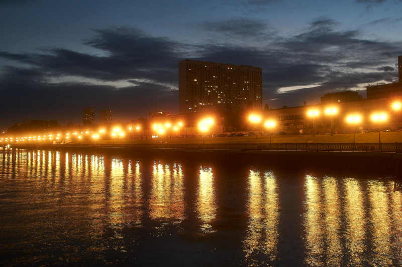 saratov, russia, night, long exposure Saratov фото превью