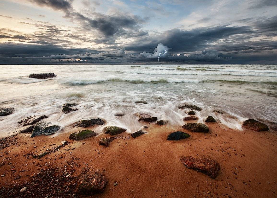 Aleksandr kljuchenkow, Estonia, Seascape, Storm, Sunset, Udria, Осень, Пейзаж, Kljuchenkow Aleksandr