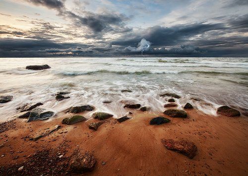 Stormy sunset