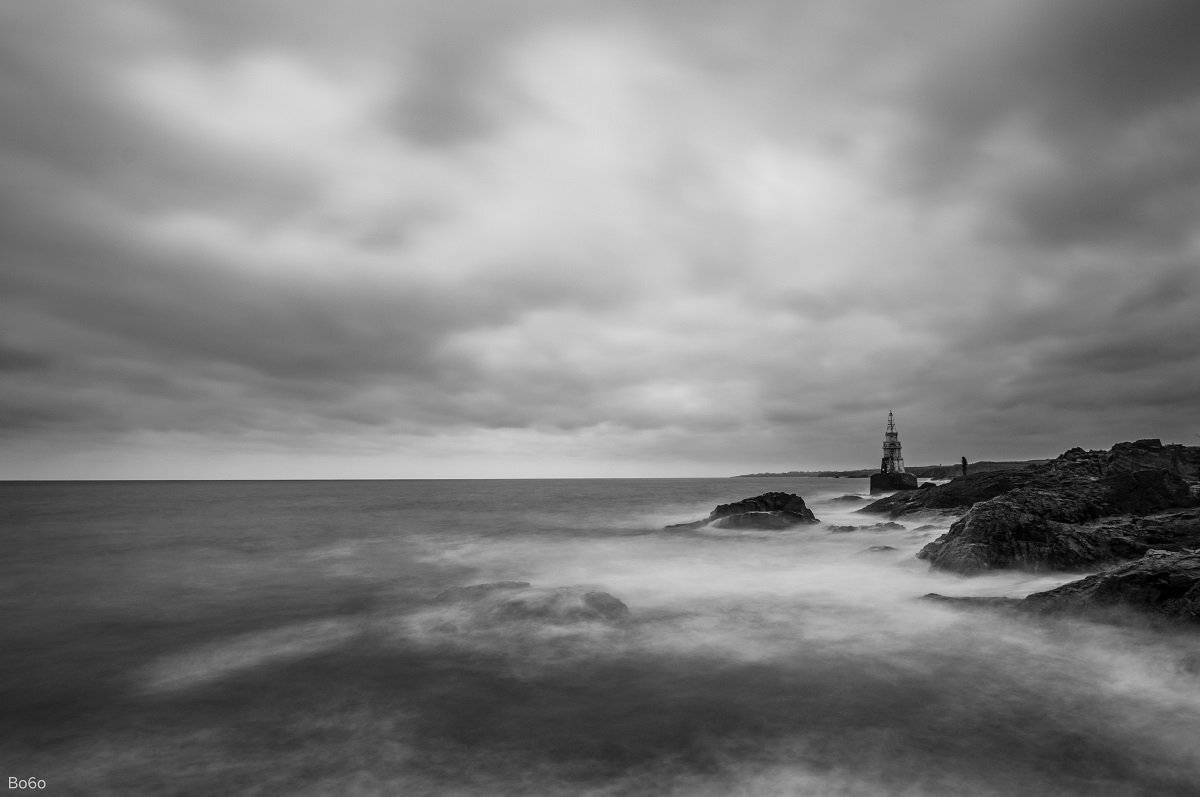 sea, storm, lighthouse, , Boris Preslavski