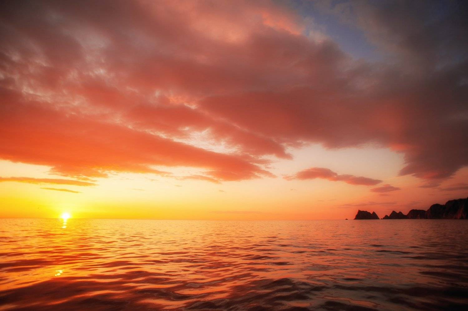 рассвет, тихий океан, камчатка, Igor Ivanko