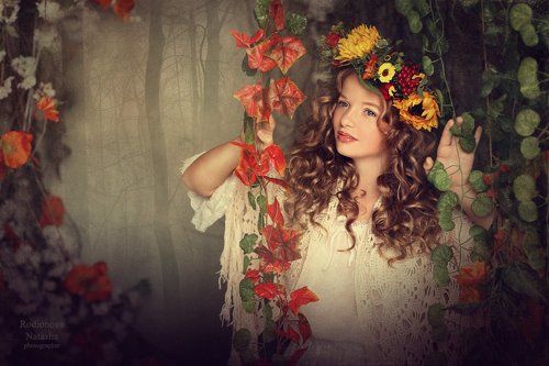 Девушка - Осень