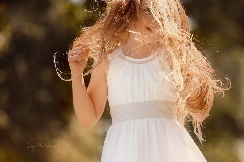девочка, волосы, портрет Настя фото превью