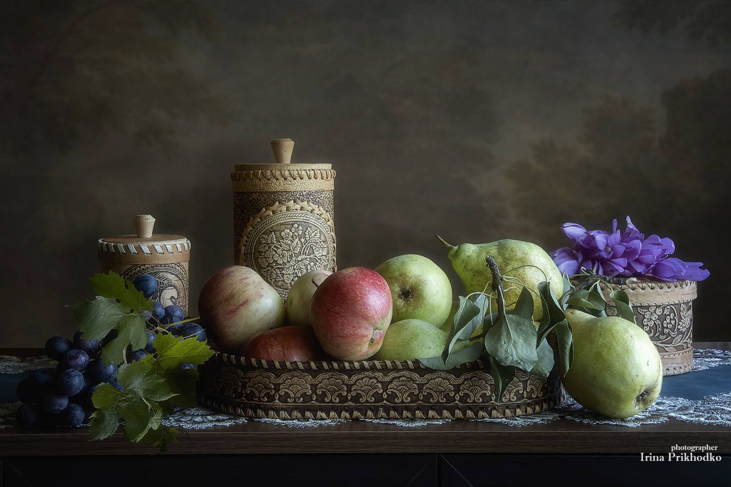 натюрморт, фрукты, урожай, Приходько Ирина
