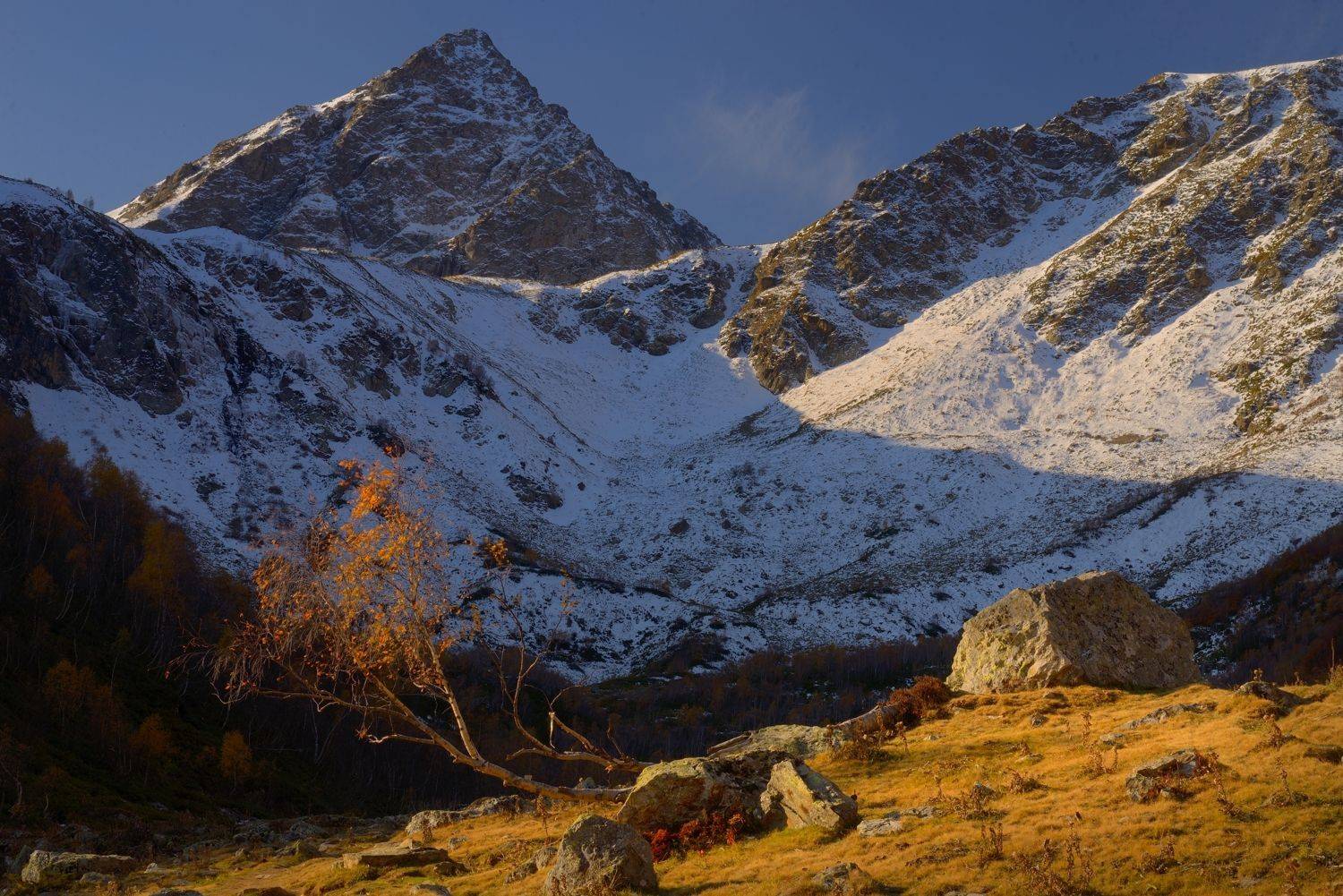 горы осень утро дукка, Александр Жарников