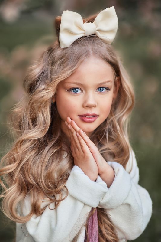 портрет, детский портрет модель, девочка Василиса фото превью
