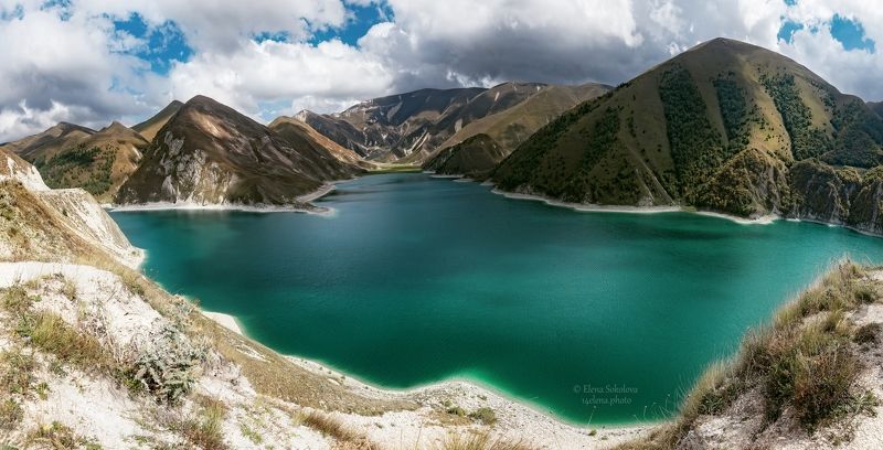 озеро, чечня, горы, природа, пейзаж, лето, горное озеро, дагестан, казеной–ам, чечня Озеро Казеной–Ам фото превью