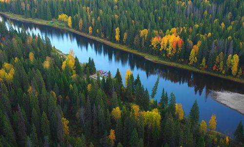 Река Усьва.