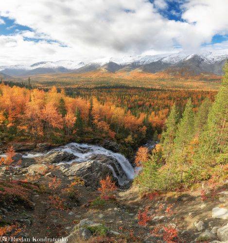 Золотая осень в Хибинах