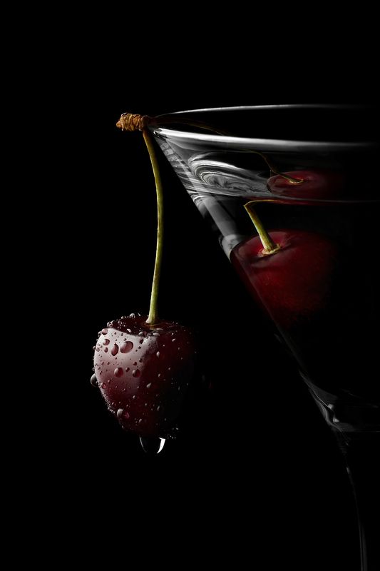 черешня, вишня, бокал Cherry фото превью