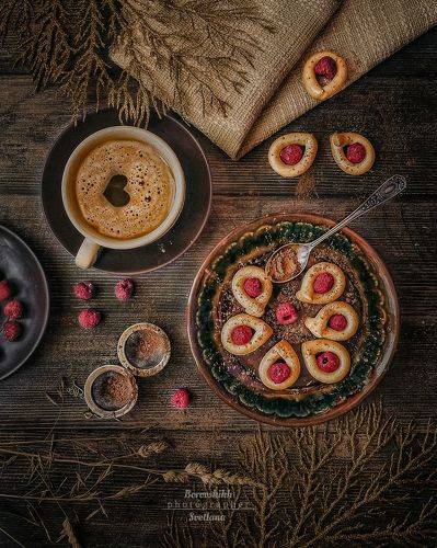 Кофе и малина