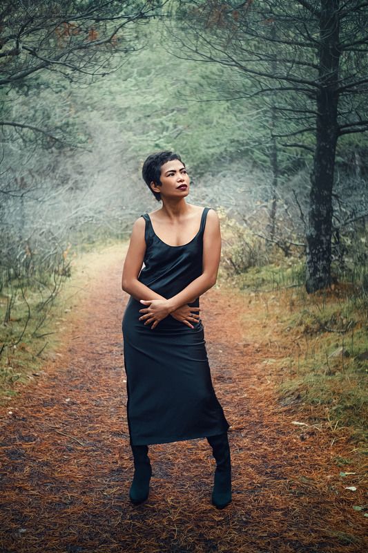 #iceland #autumn #portrait #colors #girl #beauty #model #asian #filipina  Осень фото превью