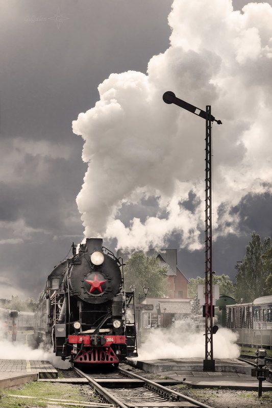 паровоз, сортавала Заповедник минувшей эпохи (серия).Отправление скорого. фото превью