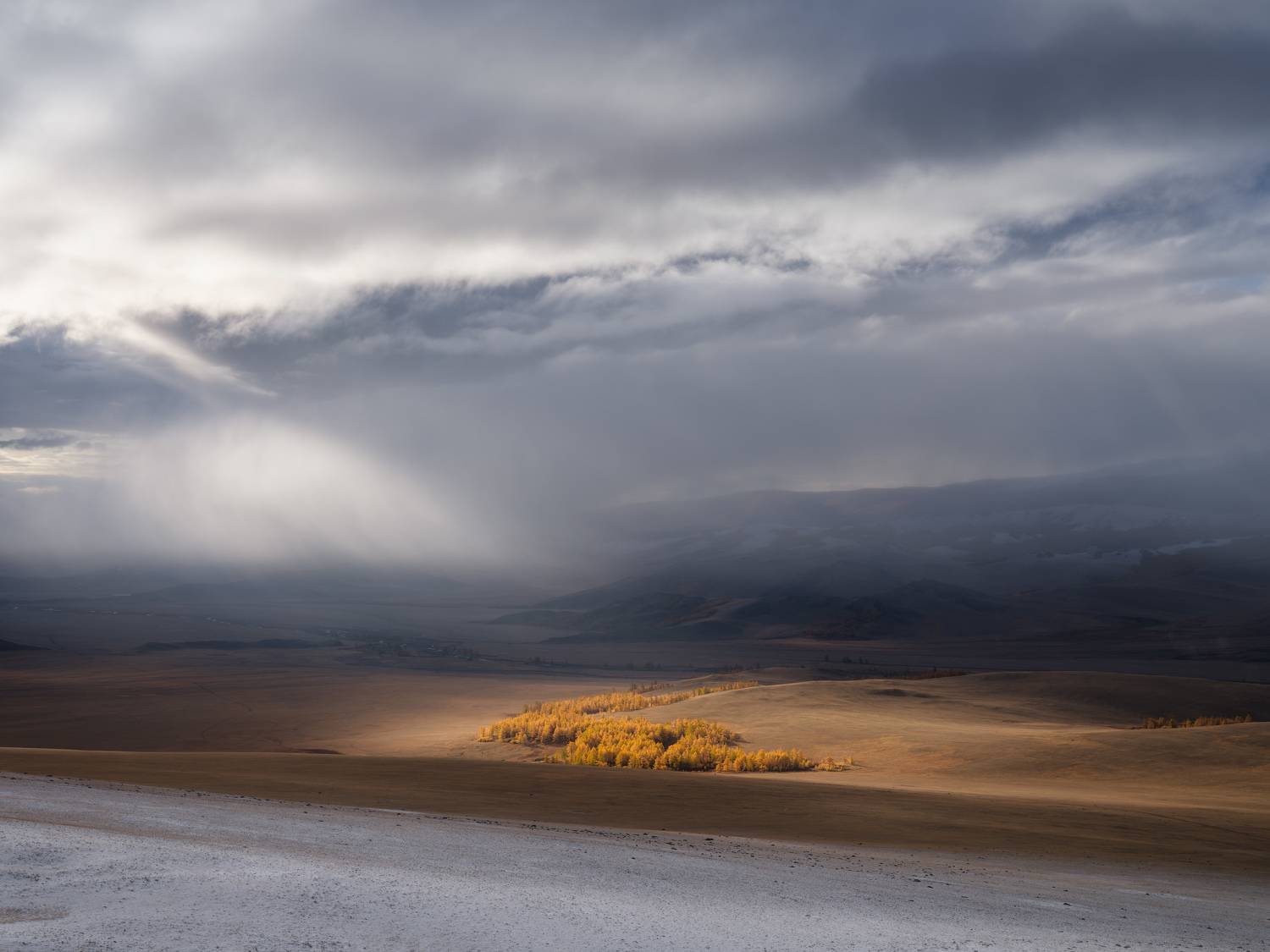 тыва, tuva, снег, сентябрь, золотая осень, горы, Леонтьев Константин