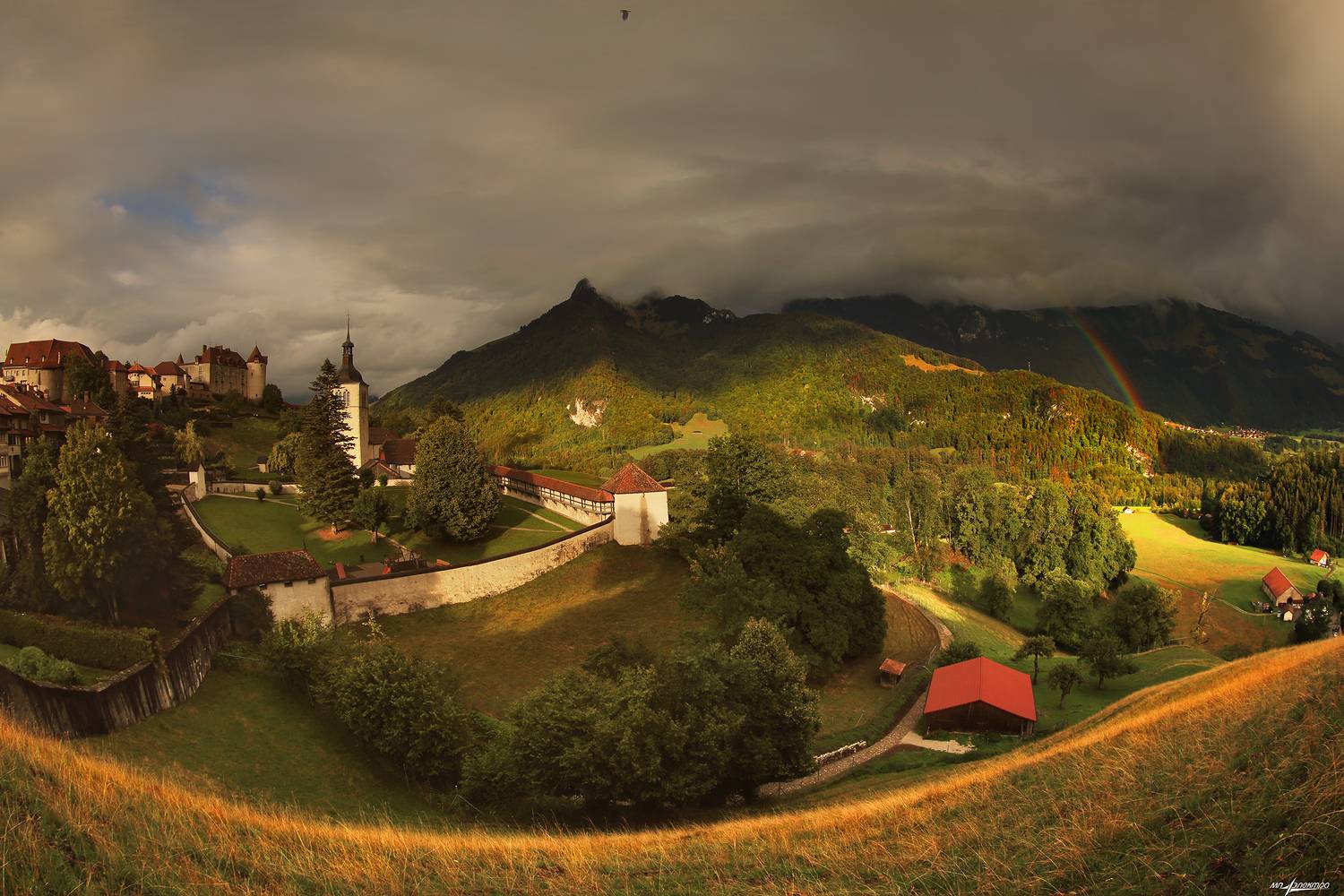 swiss,швейцария,лето,гроза,gruyere, Николай Матвеев