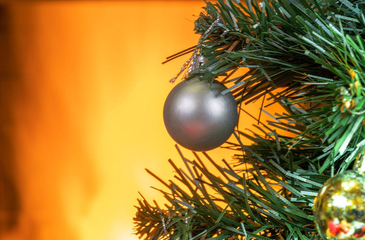 Новый год, камин, огонь,елка, шарик, праздник, Лариса Дука