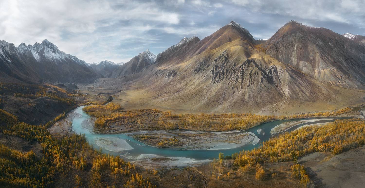 алтай, горный алтай, аргут, катунский хребет, сибирь, осень, Марина Огнева