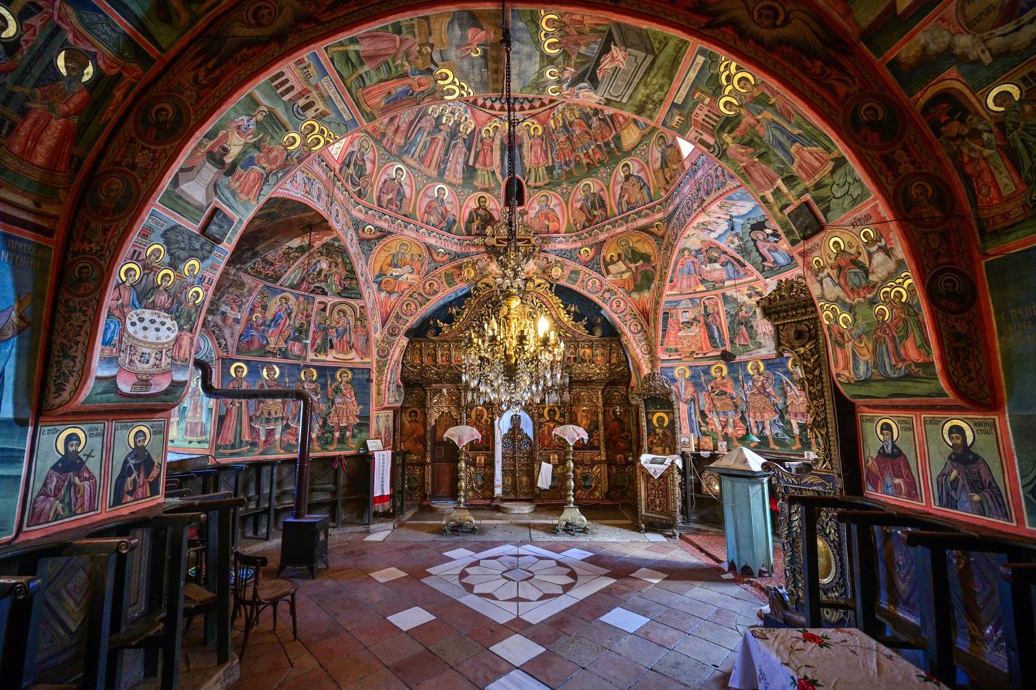 мonastery, church, frescoes, icons, bulgaria, architecture, Стоян Великов