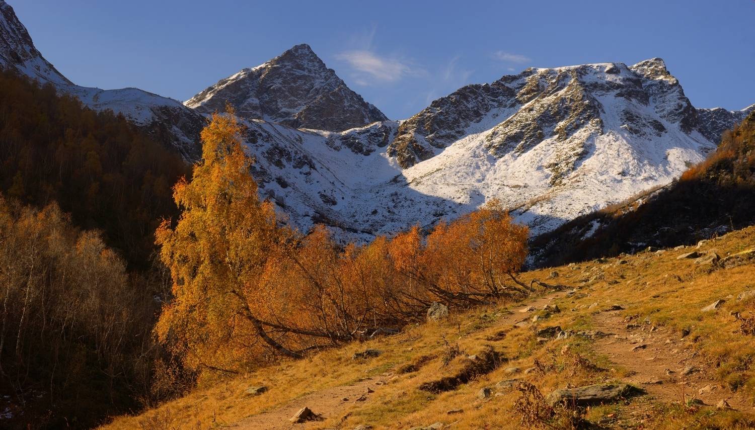 горы осень архыз, Александр Жарников
