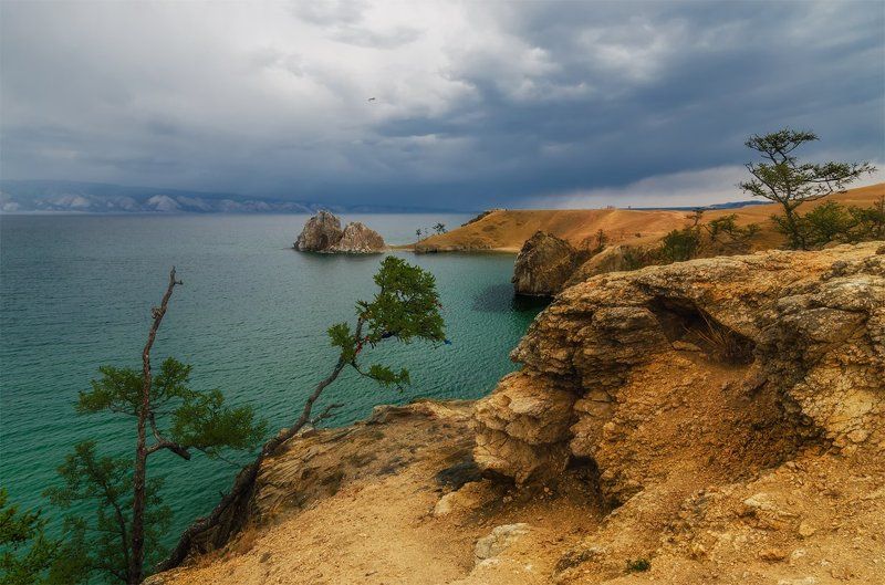 байкал, горы, лето, небо, озеро, ольхон, пейзаж, природа, сибирь *** фото превью