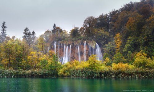Осень на Плитвицких озерах