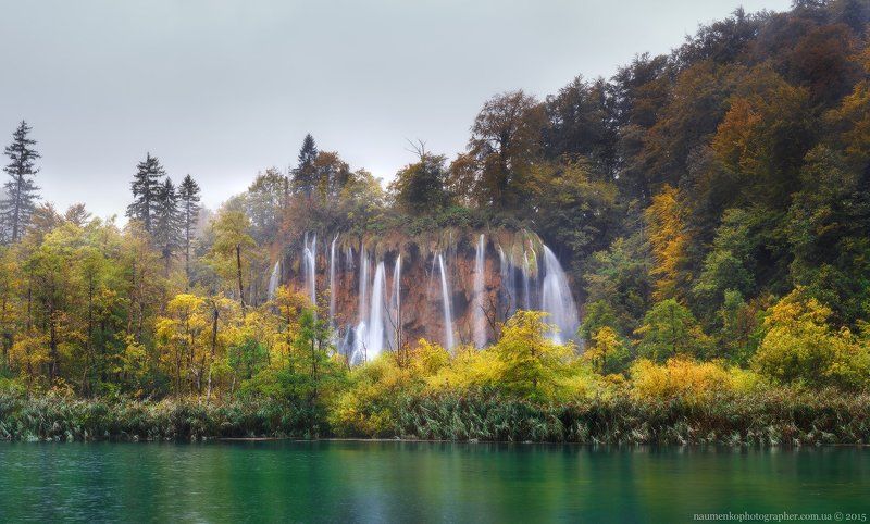 Осень на Плитвицких озерах фото превью