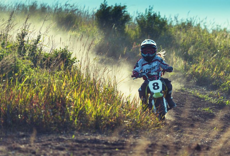 Дети, Мотокросс, Тренировка Подготовка к соревнованиям... фото превью