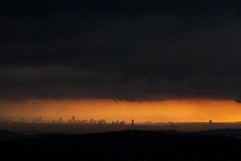 Закат в Тель-Авиве фото превью