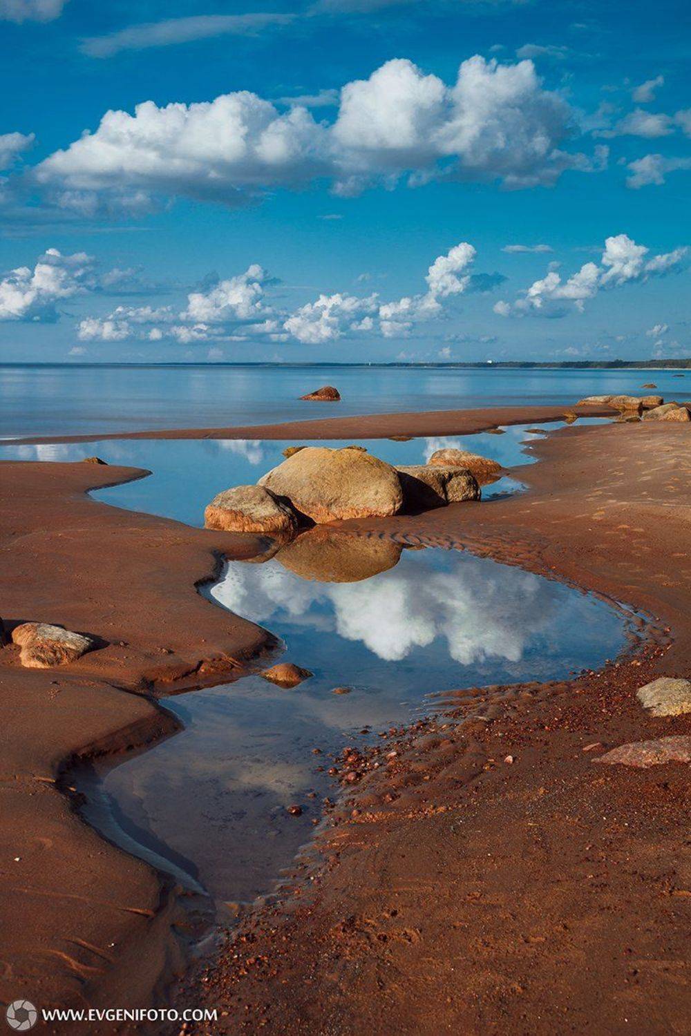 пейзаж,вода,отражения,природа,landscape,water,reflection,sky,sea, Евгений