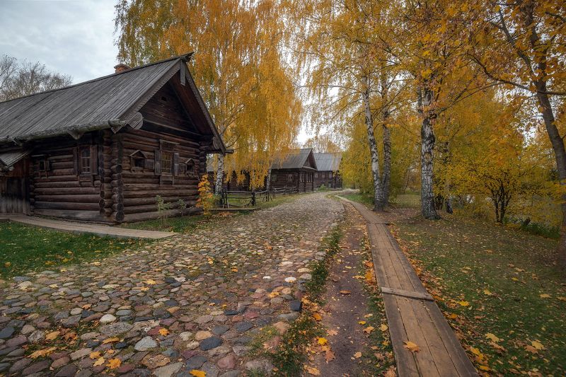 Старинная деревня фото превью