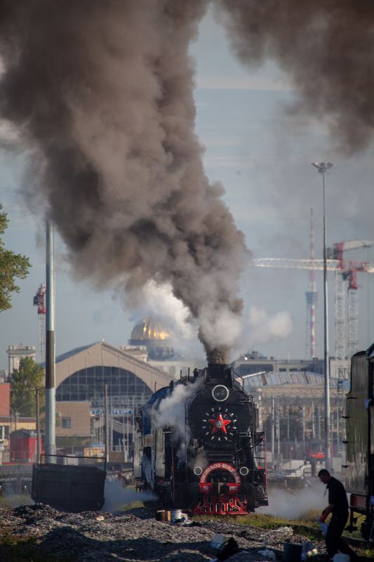 Петербургские паровозы фото превью