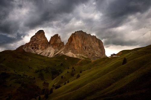 The Langkofel group, Dolomites