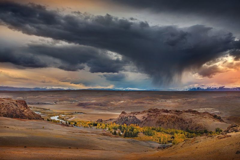 алтай, горы, осень, путешествие, лиственницы, пейзаж, чуйский тракт Разное настроение. Алтай фото превью