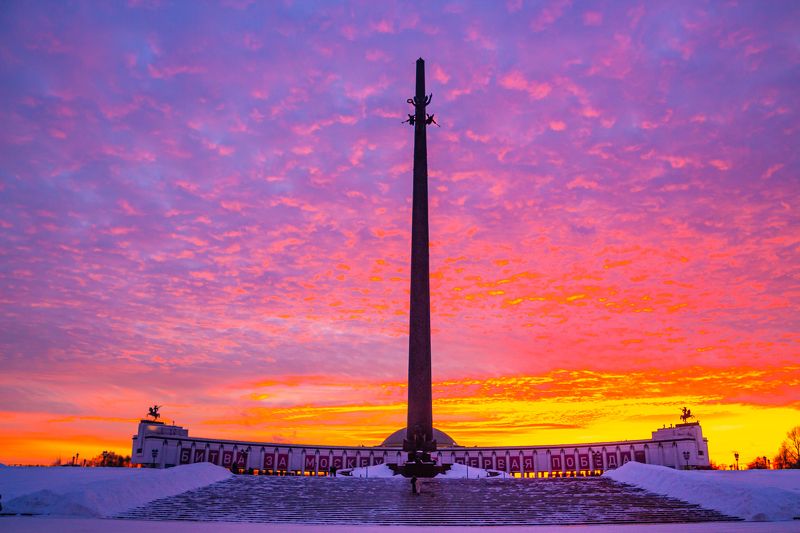 Закат Парк Победы фото превью