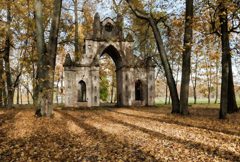 ленинградская область,тайцы,парк усадьбы демидовых Готика фото превью