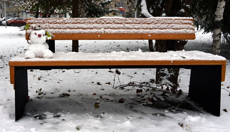 Первый снег фото превью