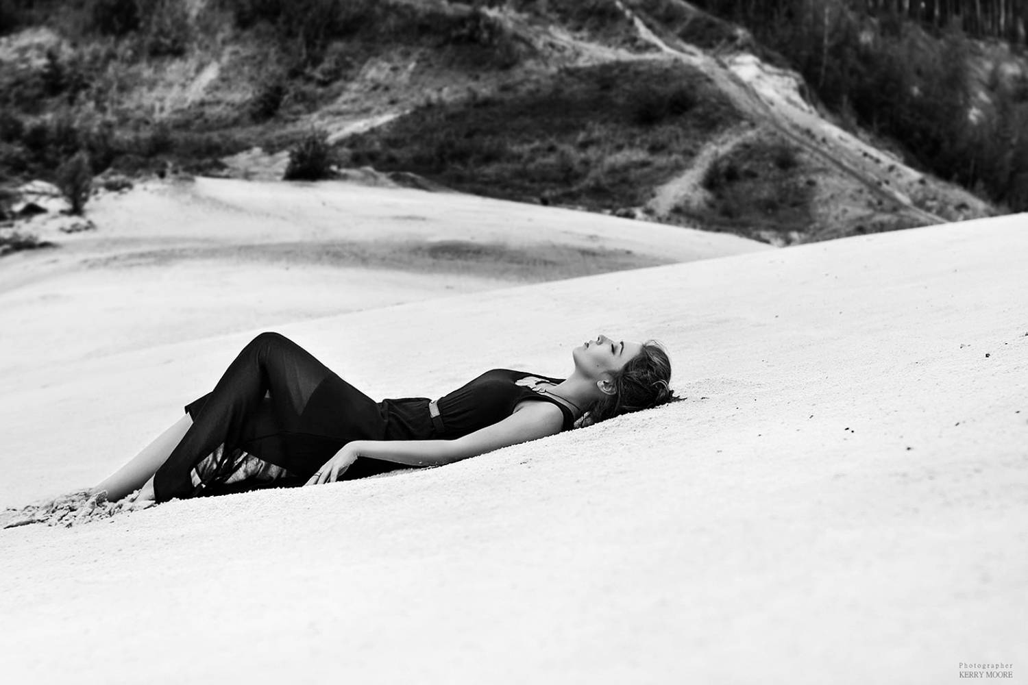 portrait, girl, beautiful, woman, female, light, bw,nature, model,people,,  Kerry Moore