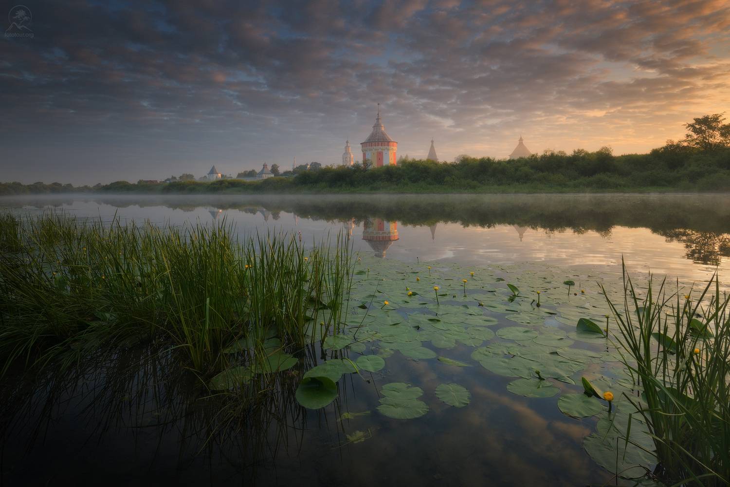 монастырь, лето, река, рассвет, вологда, фототуры по россии, Гордиенко Анатолий