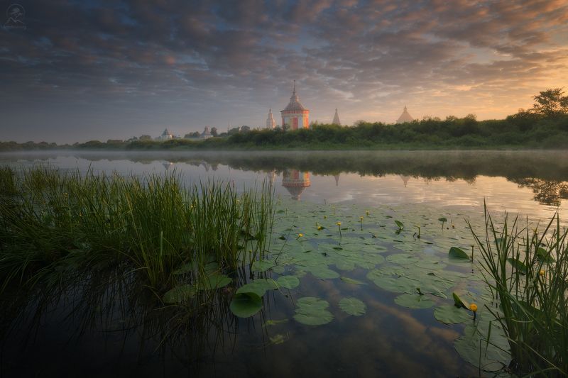 монастырь, лето, река, рассвет, вологда, фототуры по россии Рассвет у древних стен фото превью
