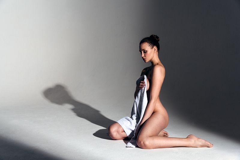 девушка, портрет, милая, cute, portrait, полотенце Ira фото превью