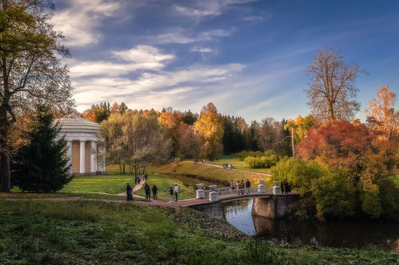 Золотая осень в Павловске фото превью