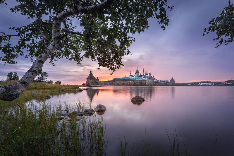 Вечер у Соловецкого монастыря фото превью