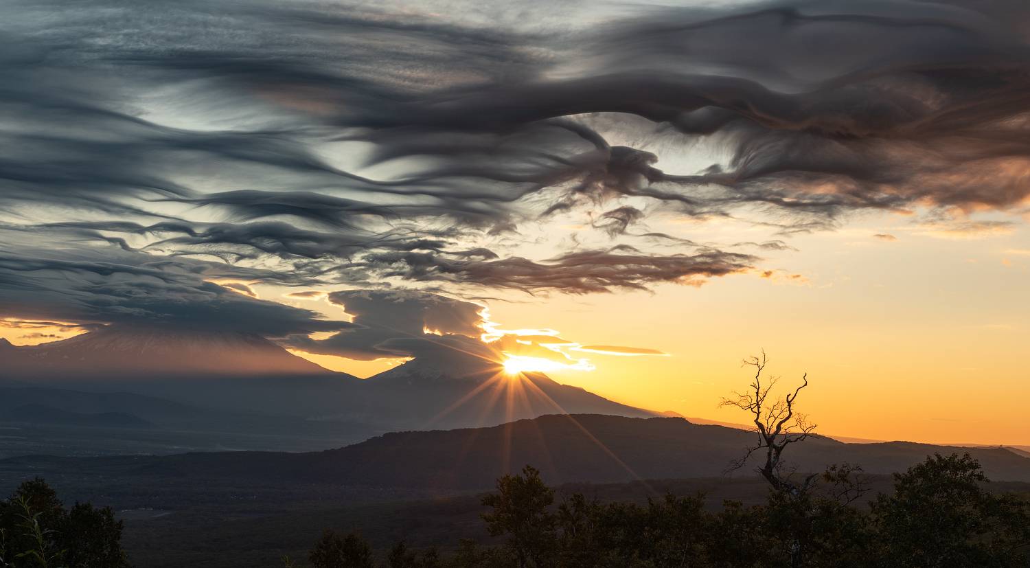 камчатка, облака, пейзаж, Максин Александр