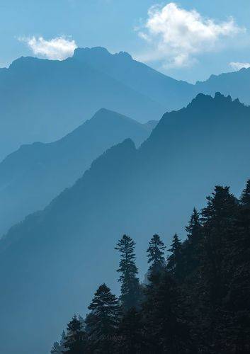 Прозрачная синева