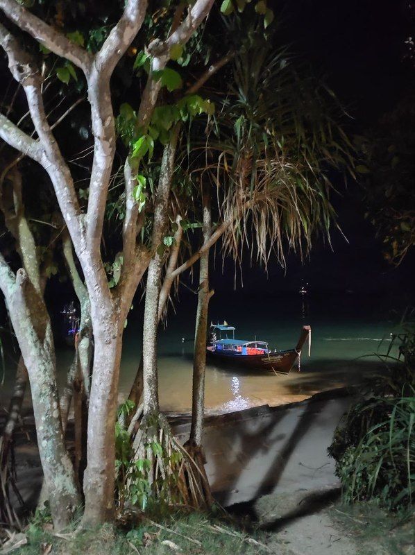 travel, ao nang, thailand, evening, boat Вечер в Ао Нанге фото превью